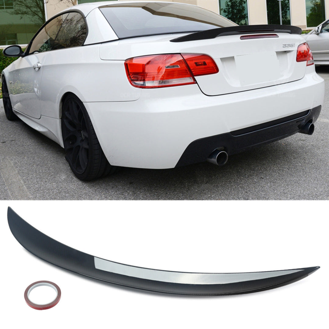 Fits BMW 3 Series Convertible M3 E93 Gloss Black Lip Spoiler M Sport 2004-12