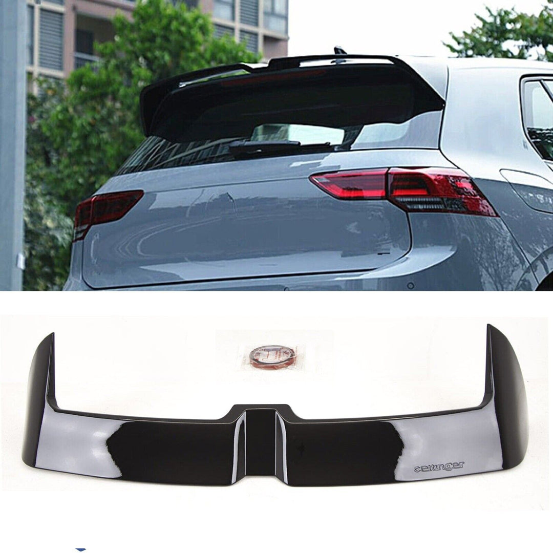 Fits VW Golf MK8 TSI TDI Gloss Black Boot Oettinger Spoiler