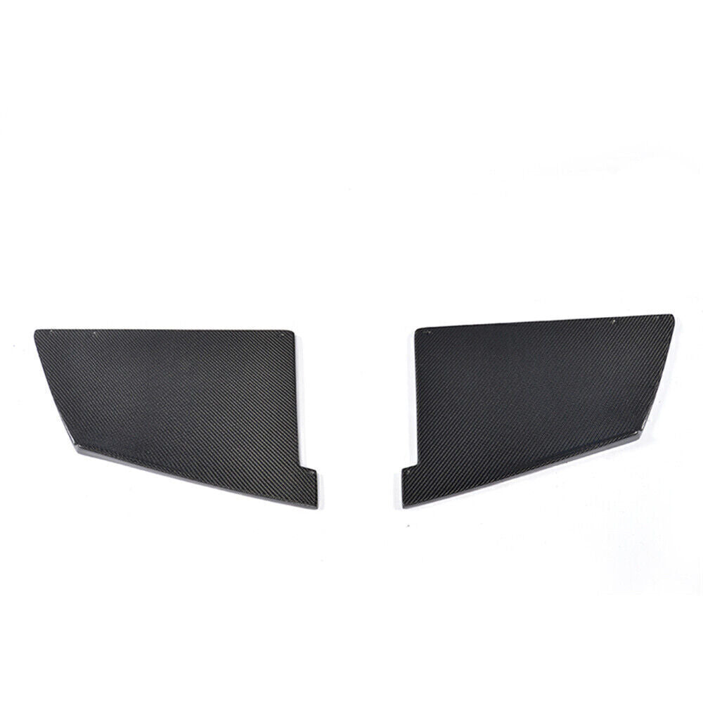 2pcs Black Corner Spats Cover Trims Side Splitter fits 2016 2017-2022 BMW F87 M2