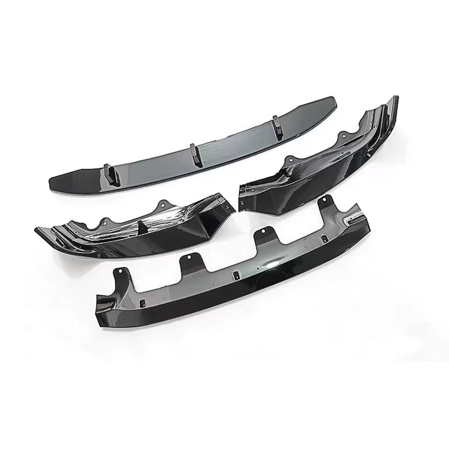 Front Bumper Spoiler Side Splitter Kit fits BMW X5 F15 2014-2018 M Sport Black