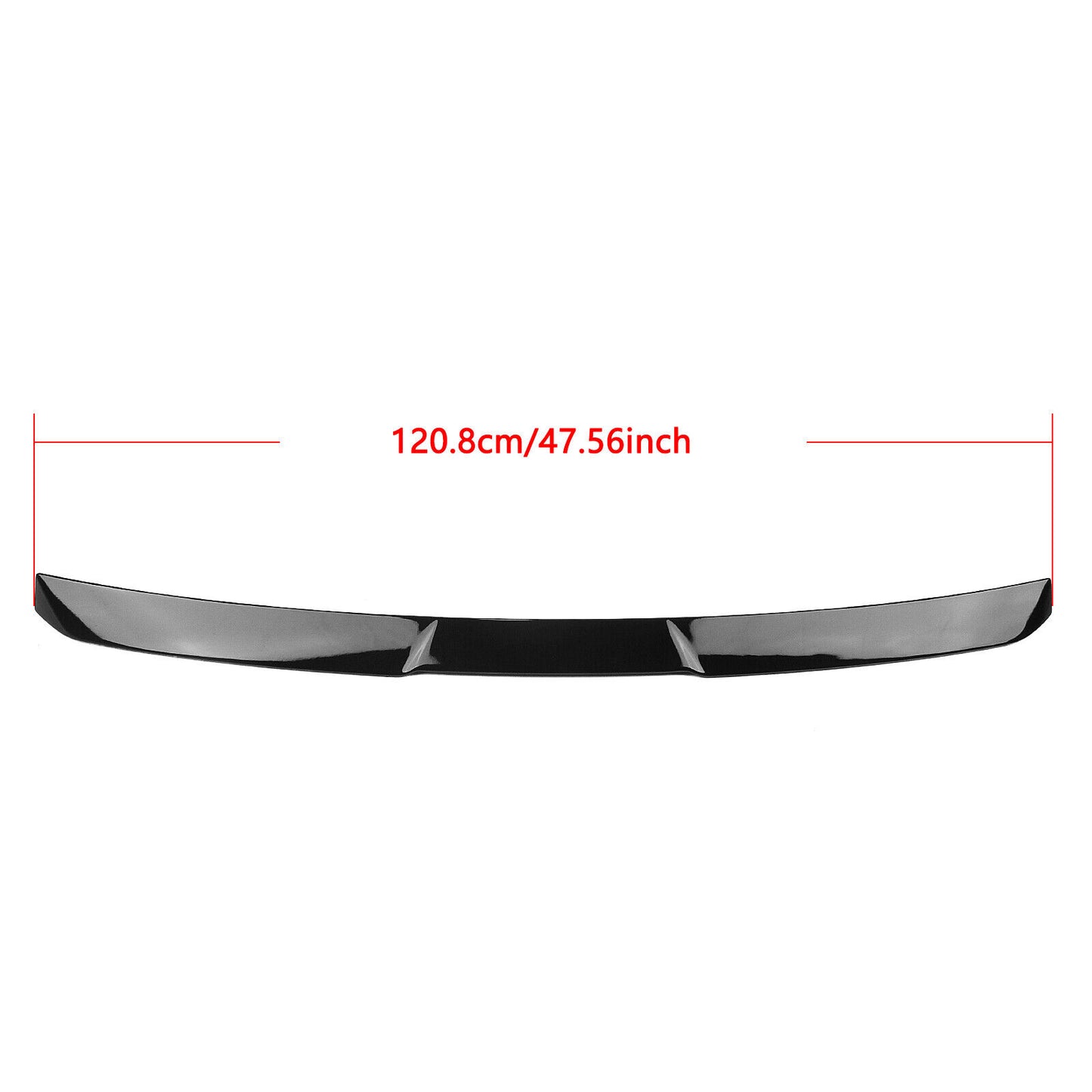 Rear Spoiler Lip Roof Wing Top Lid fits BMW 7 Series G70 M Tech 2024 Gloss Black