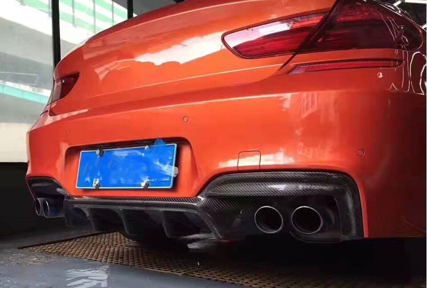 Carbon Fiber Rear Bumper Diffuser Lip fits BMW F06 F12 F13 M Sport M6 2012-2016