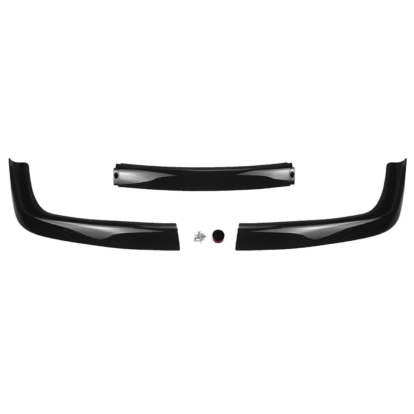 3pcs Gloss Black Front Bumper Spoiler Splitter Kit fits BMW E36 M3 1992-1998 1993