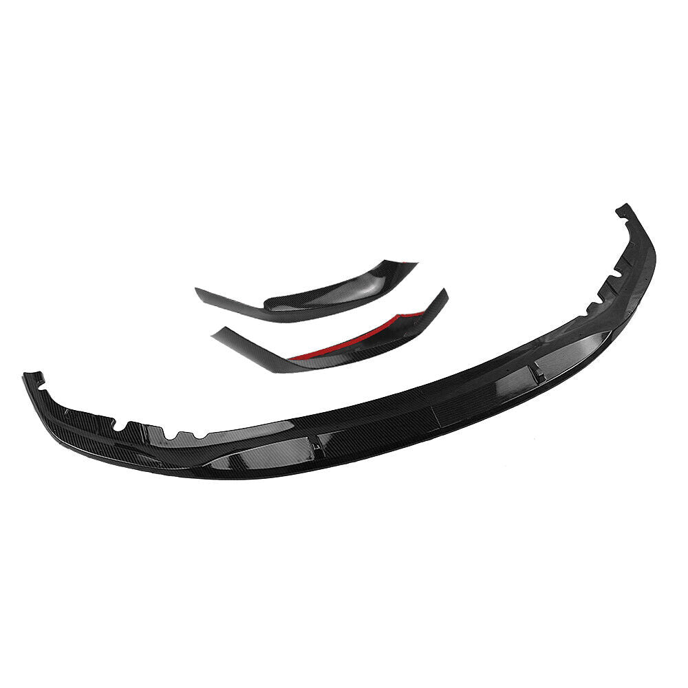 Front Bumper Spoiler Splitter Lip fits 17-20 BMW G30 M Tech M Sport Carbon Style