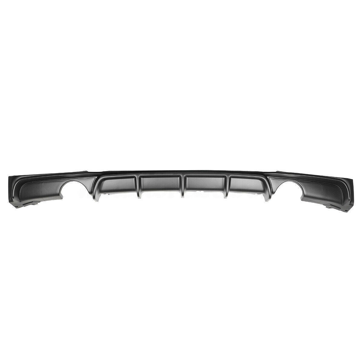 Front Splitter Spoiler Lip + Rear Diffuser fits BMW F30 M-Sport 12-17 Matte Black