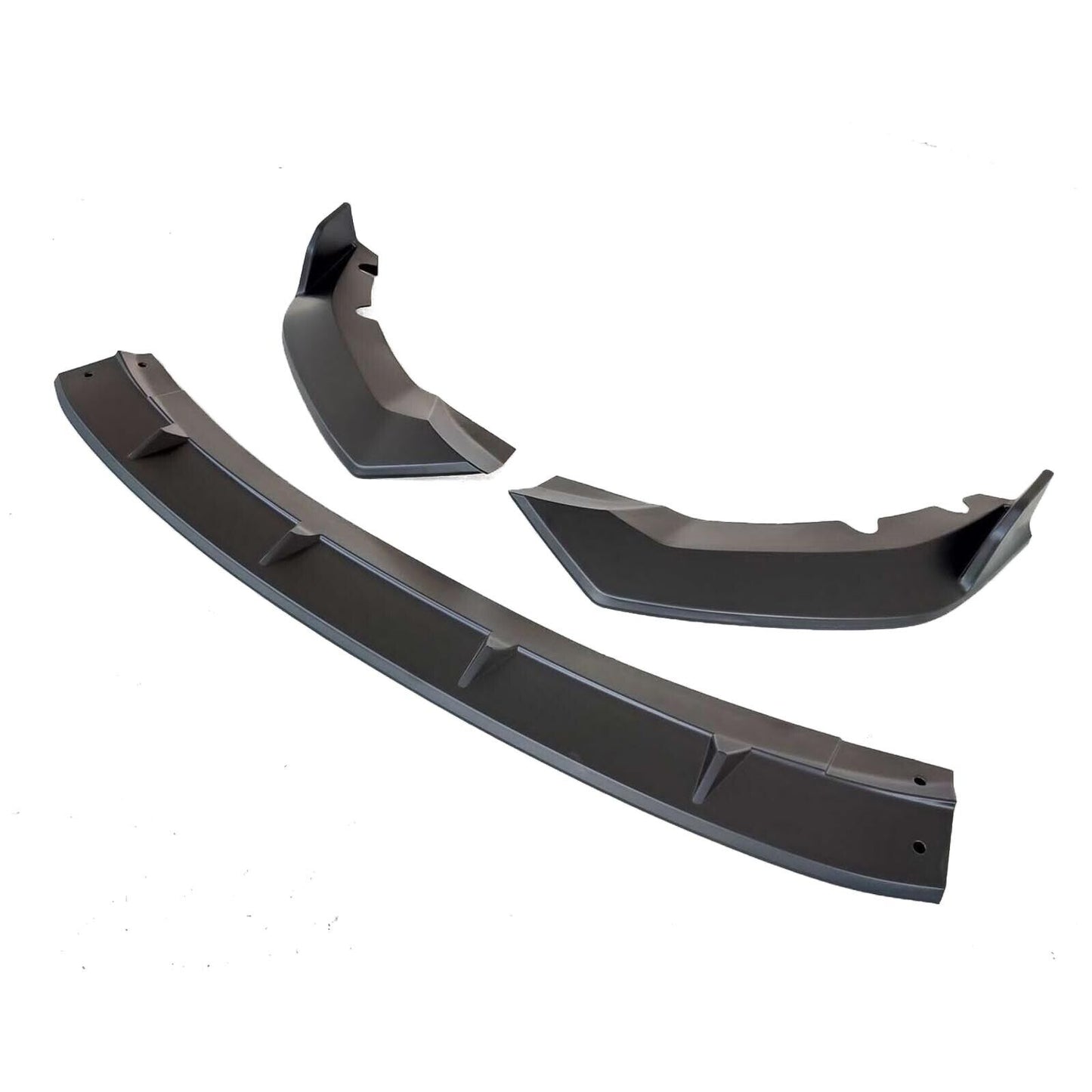 3pcs Matte Black Front Bumper Spoiler Lip fits BMW 1 Series F20 M Sport 2019-2021