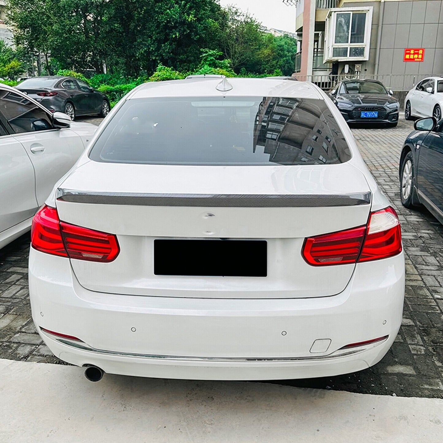 CB Look Rear Trunk Spoiler Lip Wing fits BMW 3 Series F30 2013-2019 CLS Style