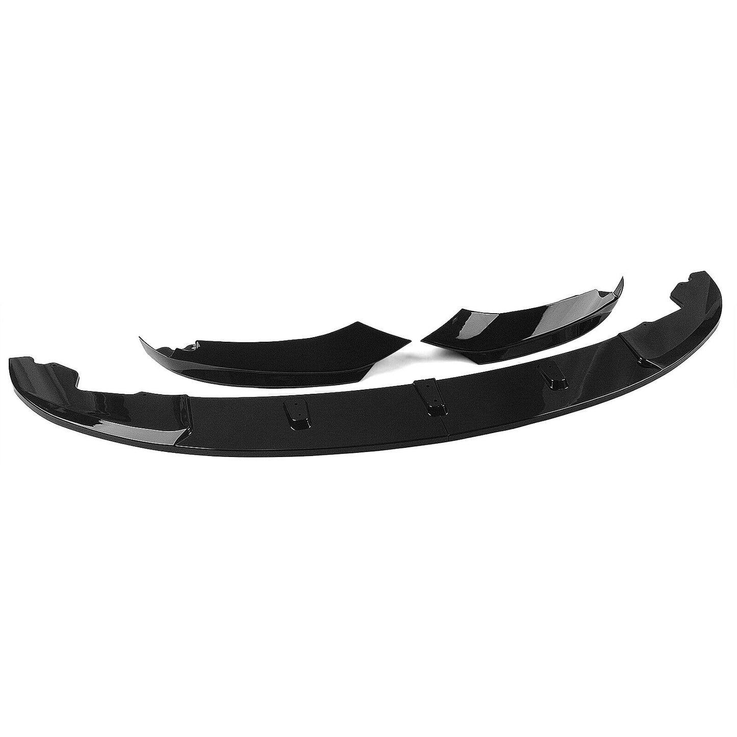 fits 2014-20 BMW F32 F33 F36 4 Series M Front Bumper Spoiler Splitter Gloss Black