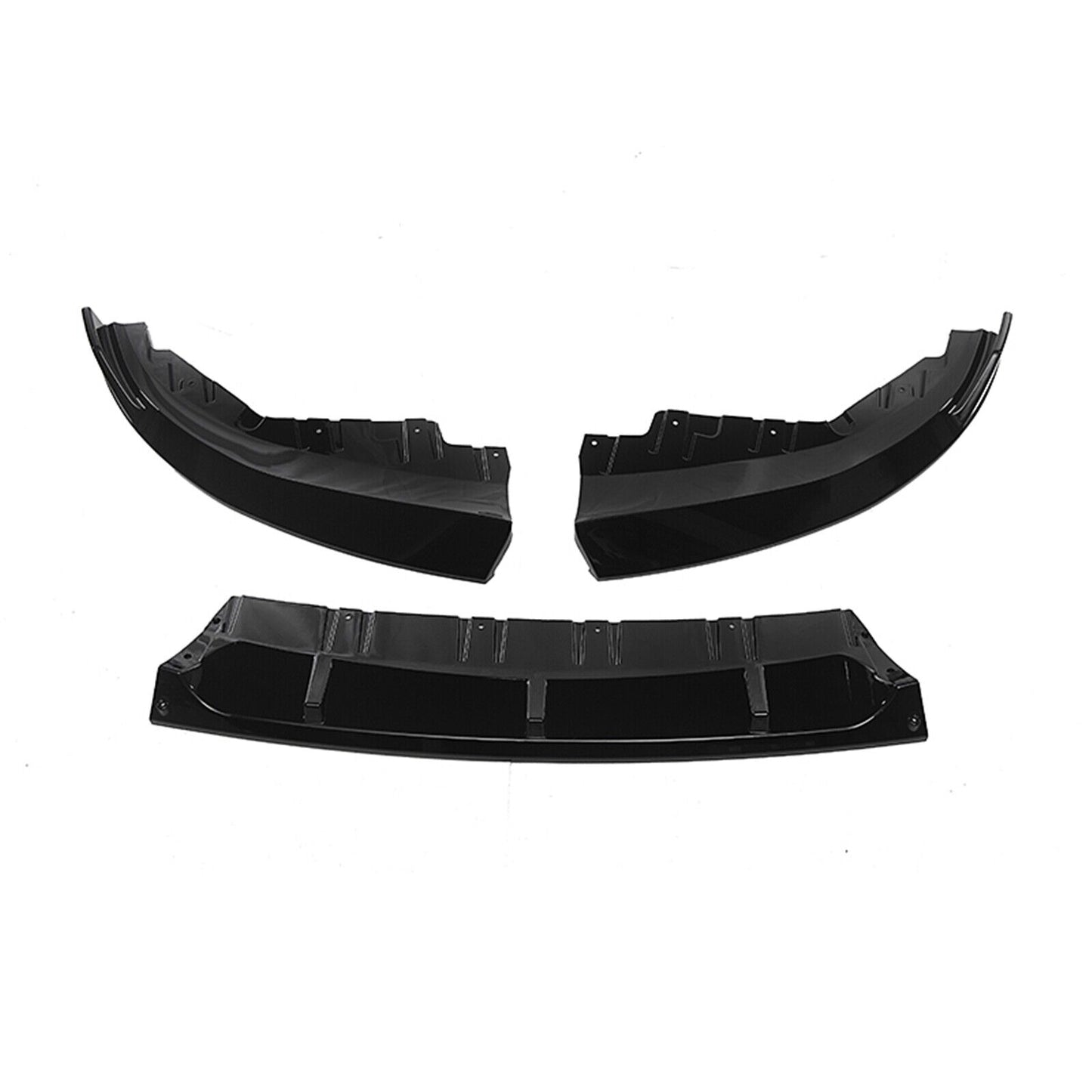 Black Front Bumper Spoiler Lip Kit fits BMW 4 Series G26 M Sport Gran 2021-2022