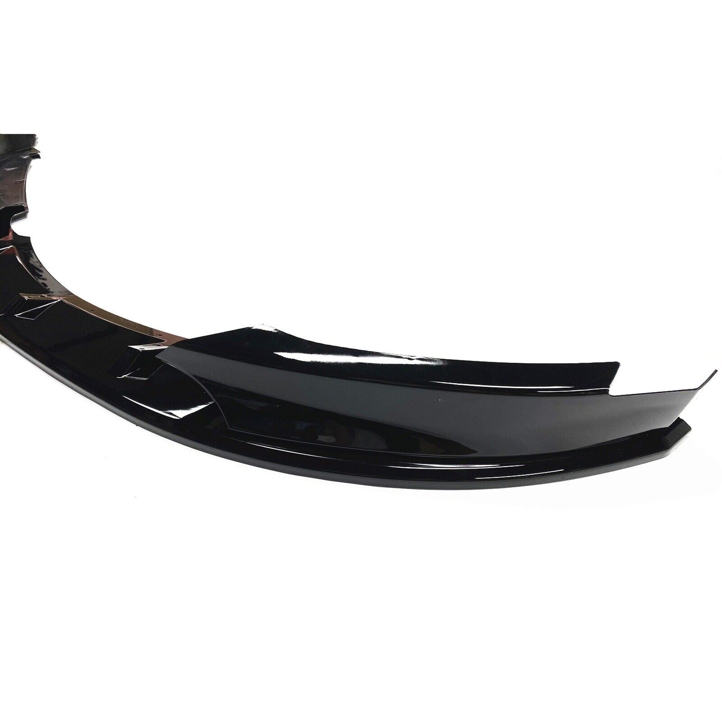 4x Gloss Black Front Bumper Splitter Lip fits BMW 1 Series E82 M Sport 2007-2013