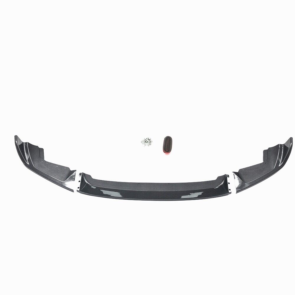 Carbon Fiber Look Front Bumper Splitter Lip fits BMW F87 M2 Competition 19 20 21