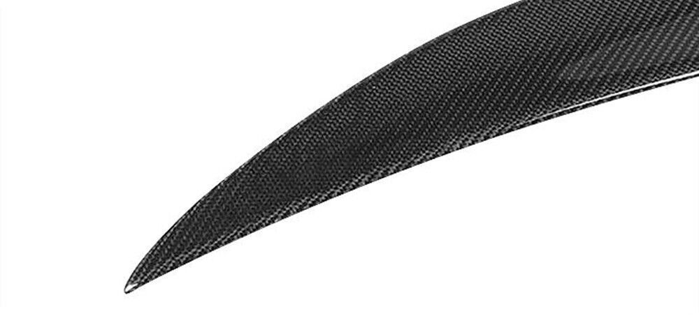 Black P Style Carbon Fiber Rear Trunk Spoiler Lip fits BMW 4 F32 428i Coupe