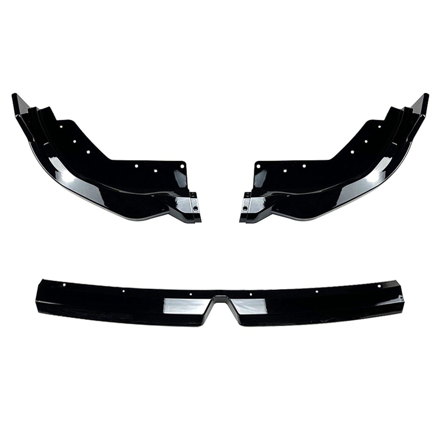 Gloss Black Front Lip Spoiler Splitter fits BMW 3 Series G20 M Sport 320i 2023-up