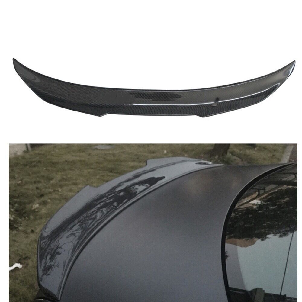 Carbon Fiber Black Rear Trunk Spoiler Wing fits 2015 2016-2019 BMW F82 M4 PSM