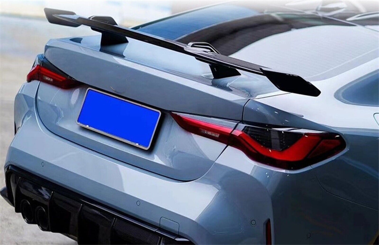 Rear Trunk Spoiler Roof Wing Lip fits BMW M3 G80 M4 G82 2020-2022 Gloss Black