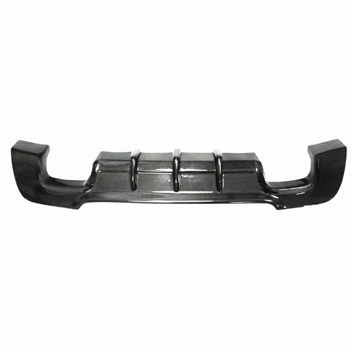 Real Carbon Fiber Rear Bumper Diffuser Lip fits BMW E92 325i 2007-2013 Quad Out