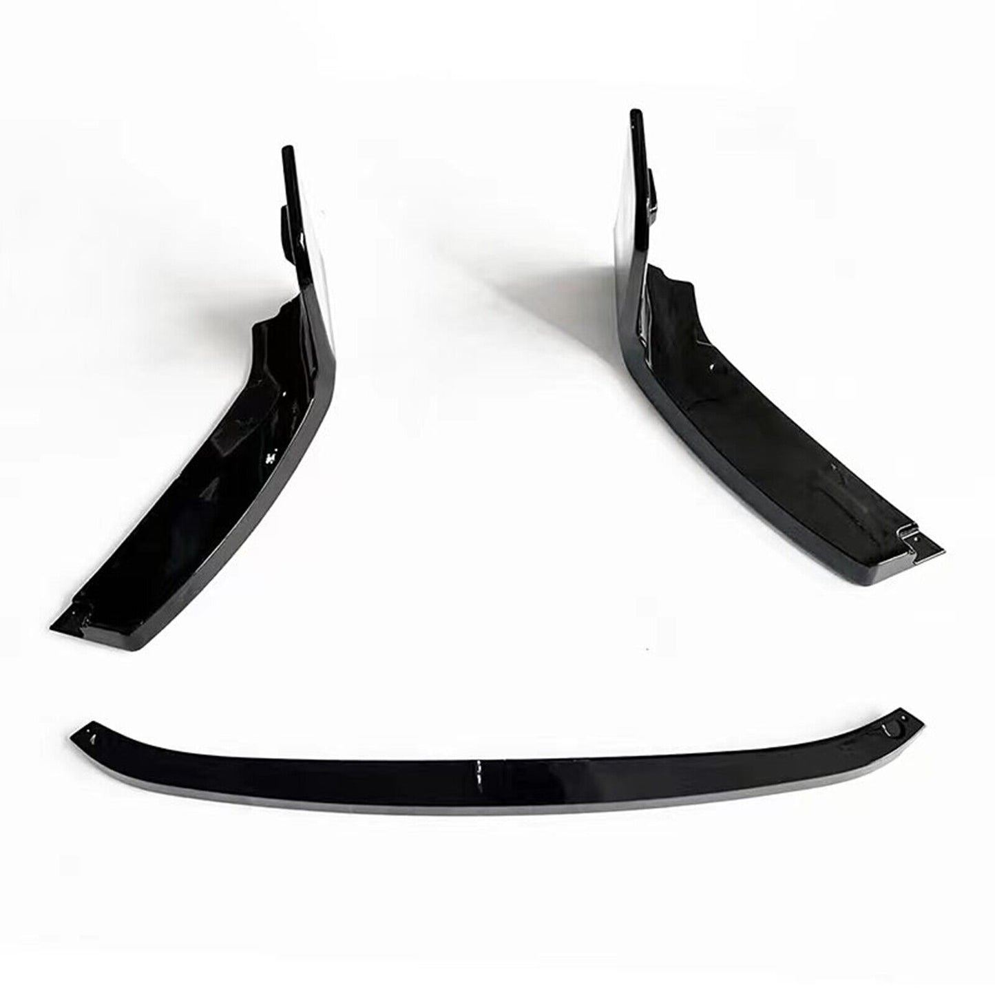 3pcs Front Bumper Spoiler Lip Bodykit Splitter fits BMW M2 G87 23-24 Gloss Black