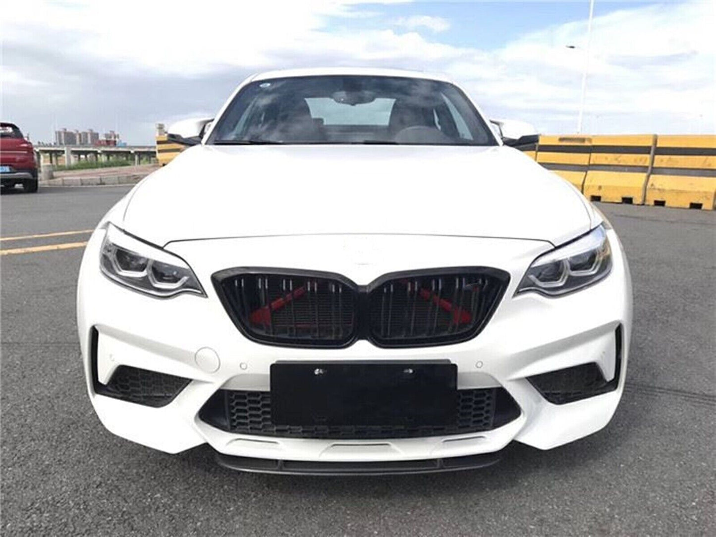 Carbon Fiber Front Bumper Spoiler Lip fits 2016-2018 BMW 2 Series F87 M2 ST