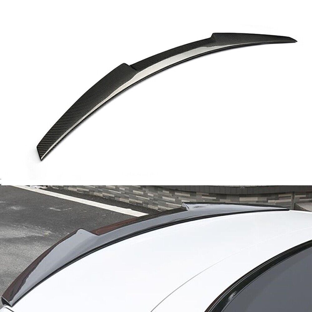 Carbon Fiber Rear Trunk Spoiler Wing Lip fits BMW E46 1998-2005 4Door M Style