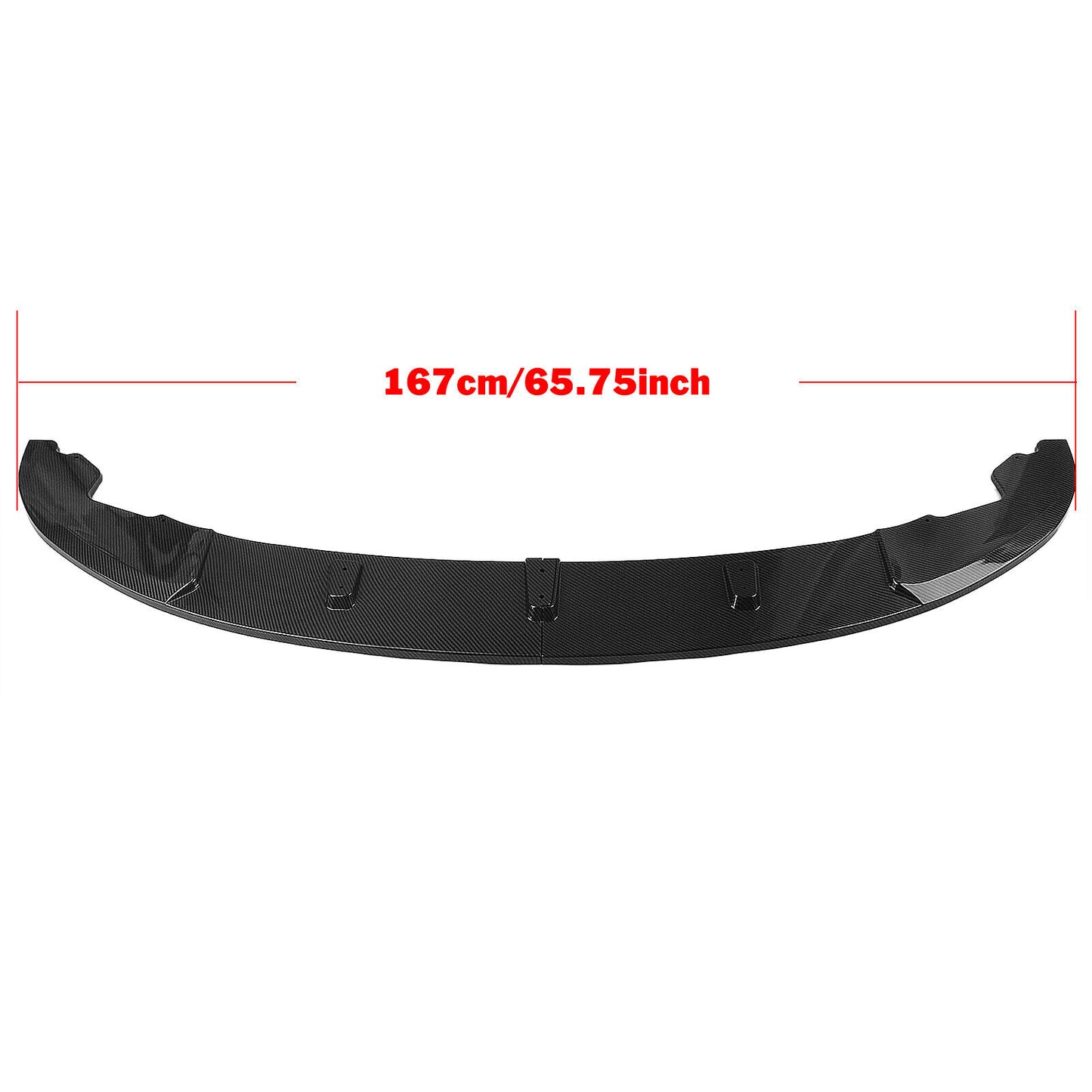 Front Bumper Lip Spoiler Splitter Kit Carbon Style fits BMW F32 F33 F36 M Sport