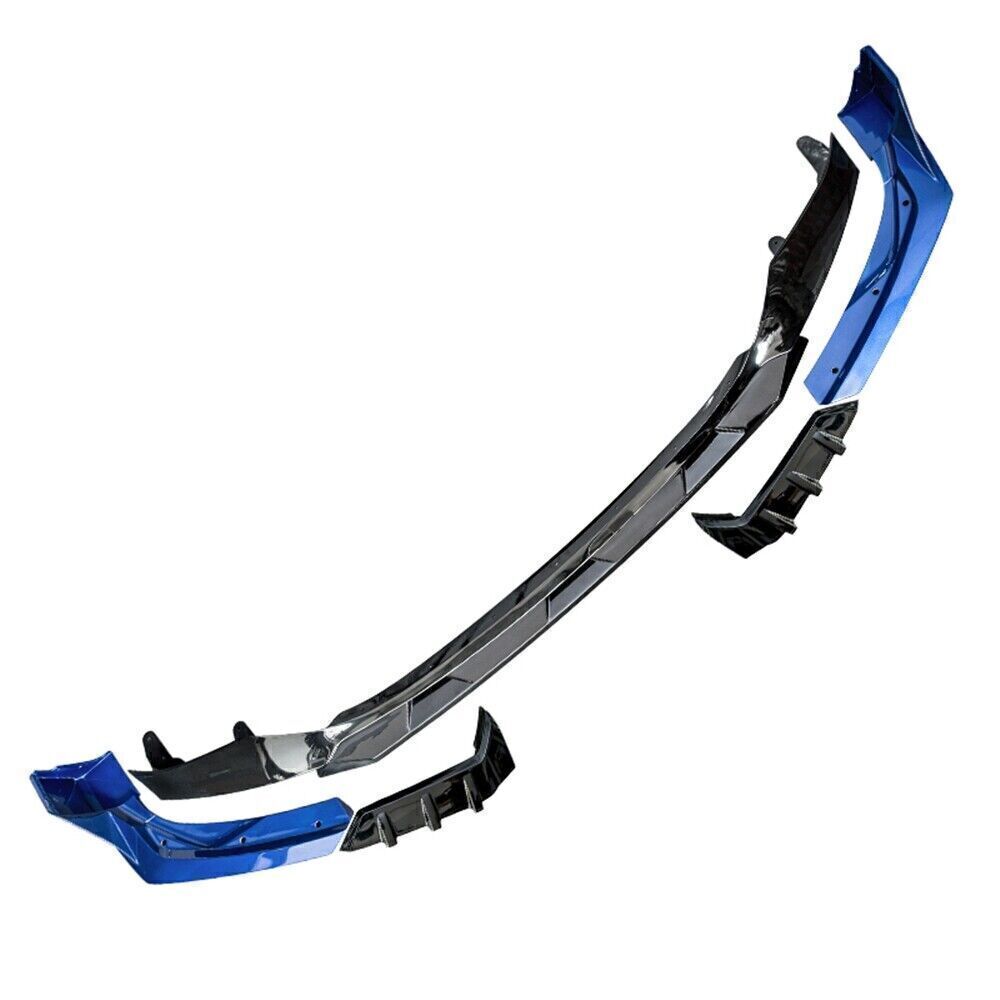 Blue Front Bumper Spoiler Splitter Lip Body Kit fits BMW 325i 325LI M Sport 2020