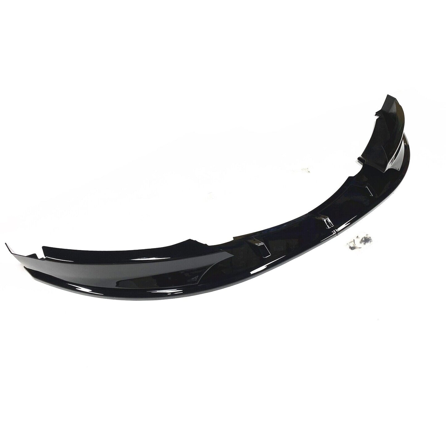 4x Gloss Black Front Bumper Splitter Lip fits BMW 1 Series E82 M Sport 2007-2013