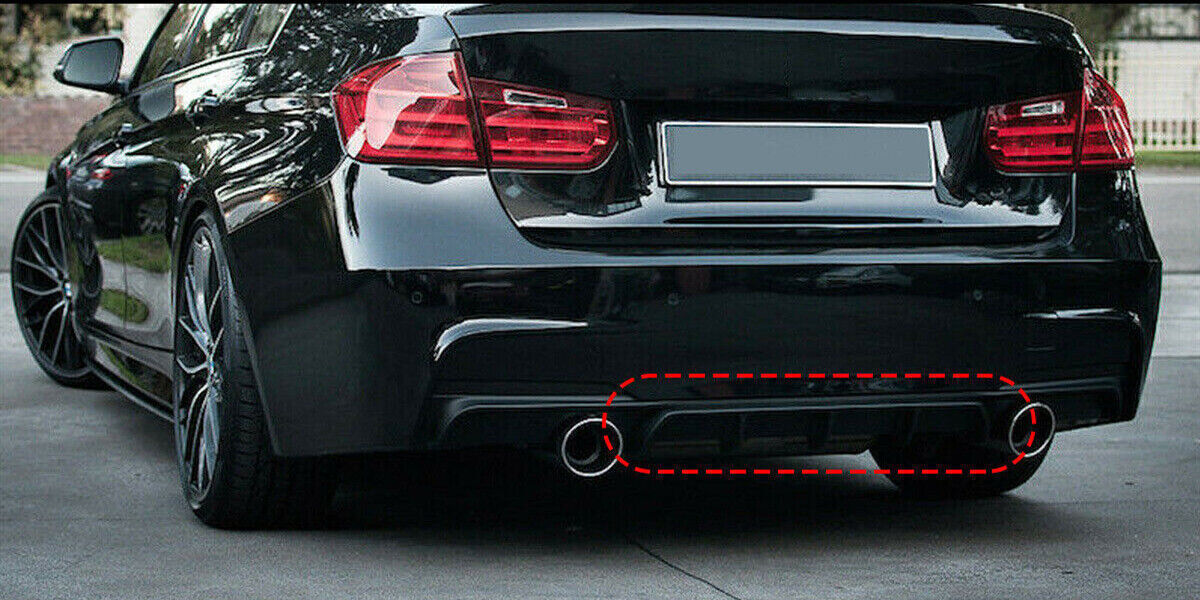 Rear Bumper Diffuser Lip fits BMW F30 3 Series 320i 328i 335i 2012-2018 CB Look