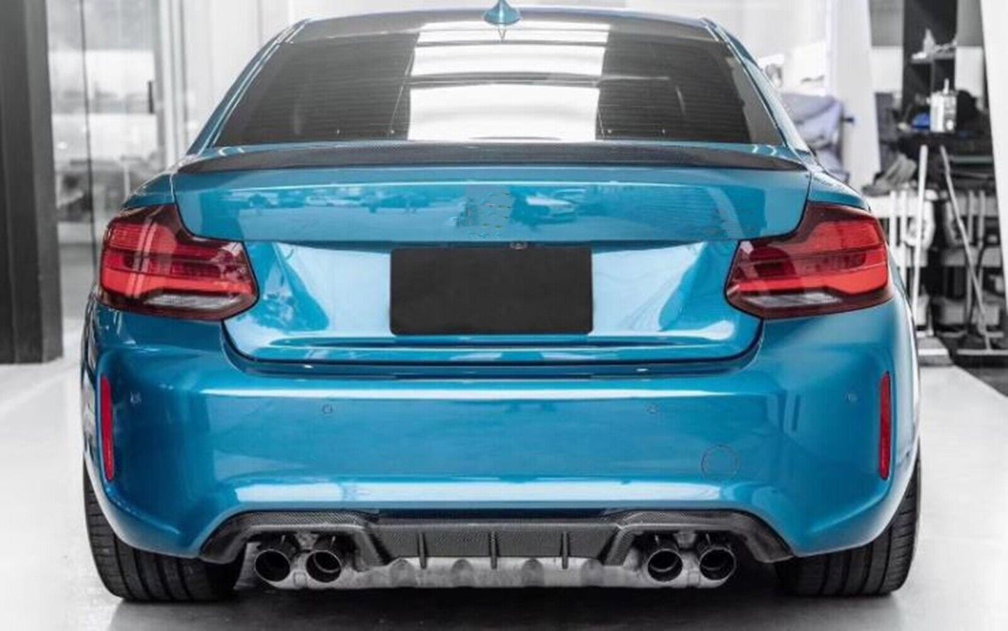 Rear Trunk Spoiler Lip Wing fits BMW M2 F87 F22 F23 2014-2021 Gloss Black