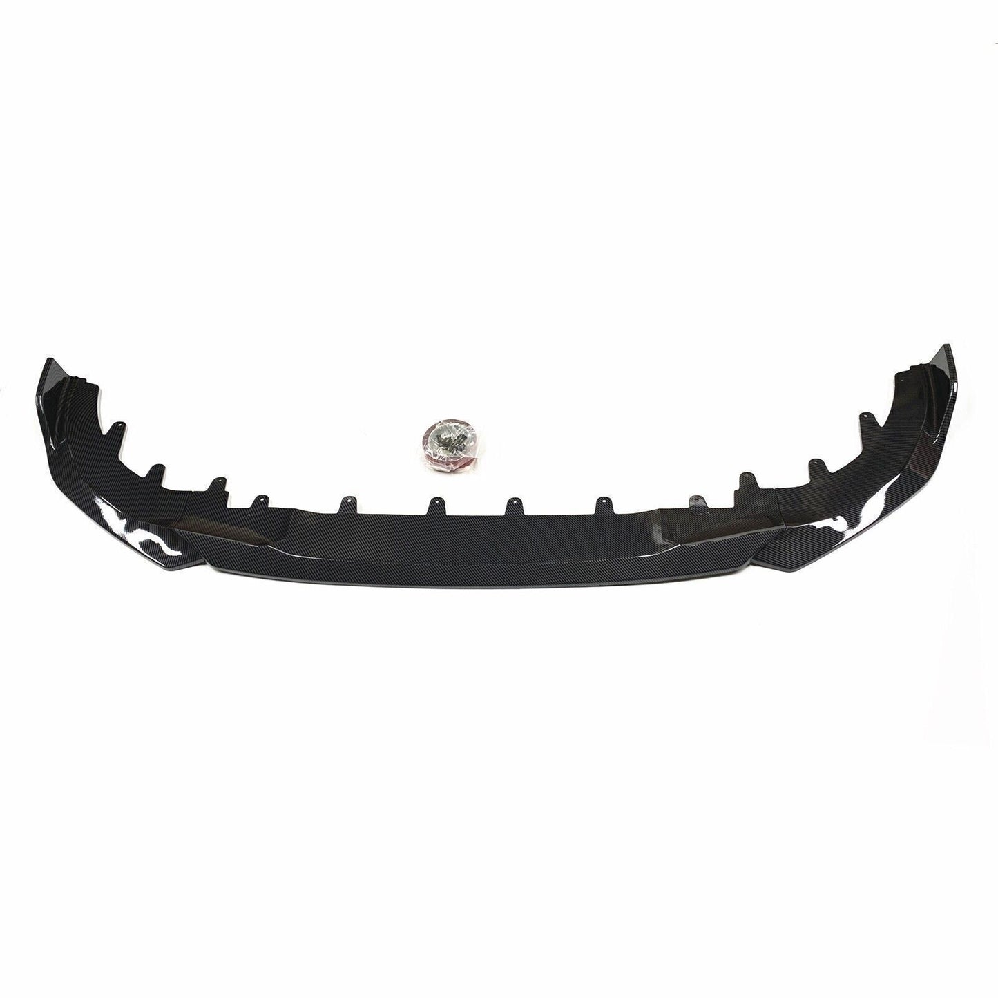 Front Bumper Spoiler Lip Kit fits BMW 2 Series G42 Coupe 22-24 Carbon Fiber Look