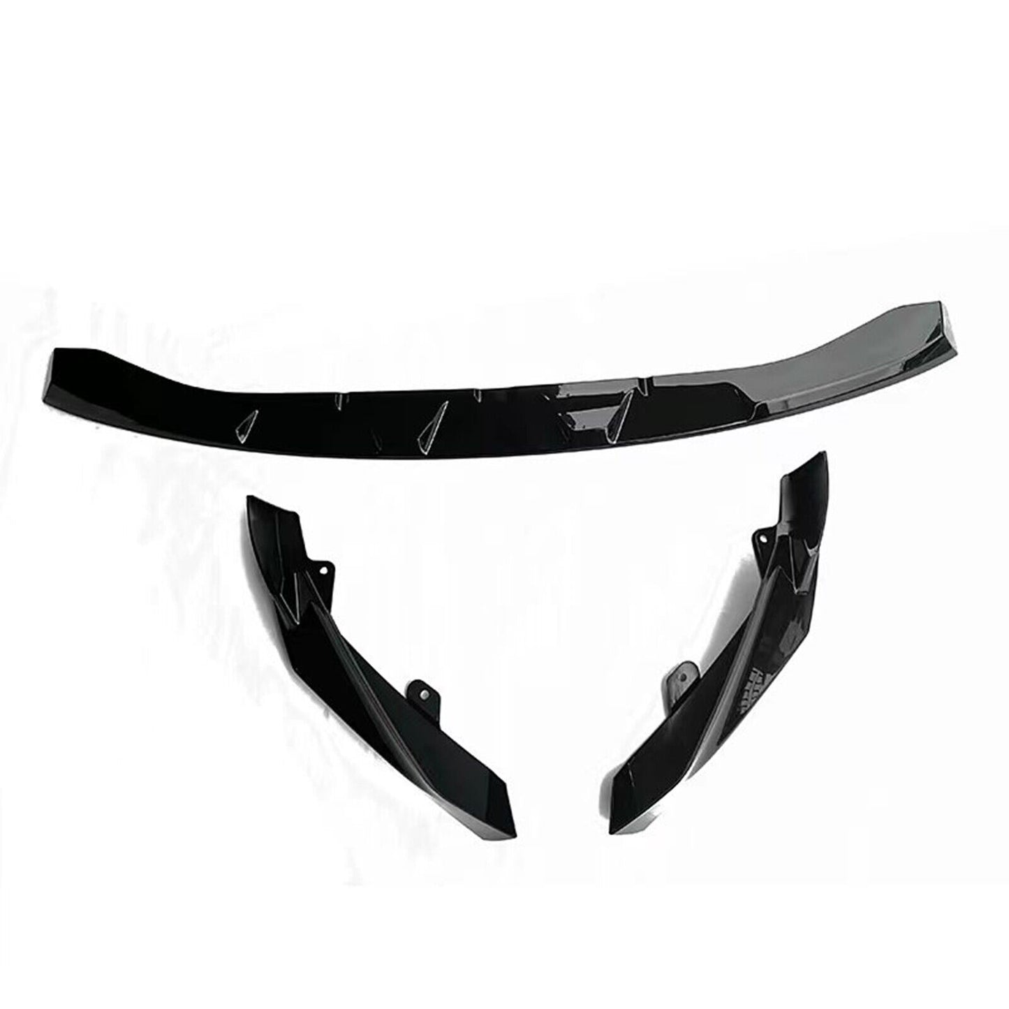 Front Bumper Spoiler Splitter Lip fits BMW G80 M3 G82 M4 2021-2024 Gloss Black