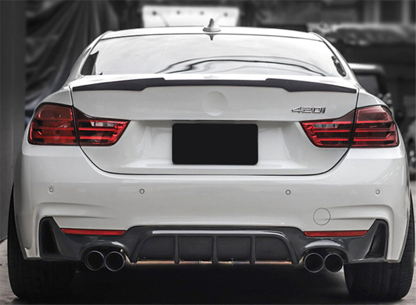 Rear Trunk Spoiler Lip Wing fits BMW F32 428i 430i Coupe 2014-2020 2 Door Black