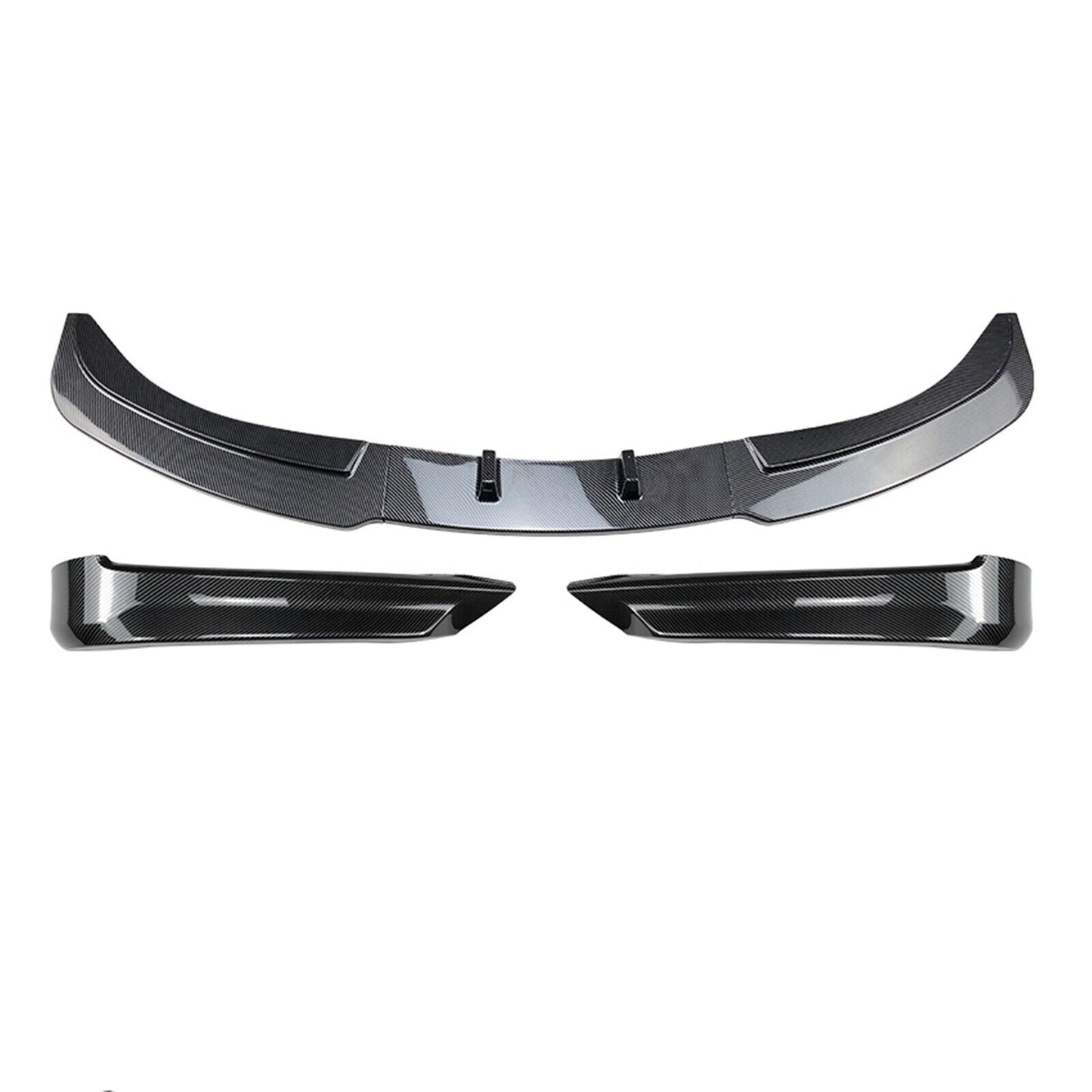 fits BMW 3 Series E90 E91 05-08 CB Style Front Bumper Spoiler Lip + Side Cover