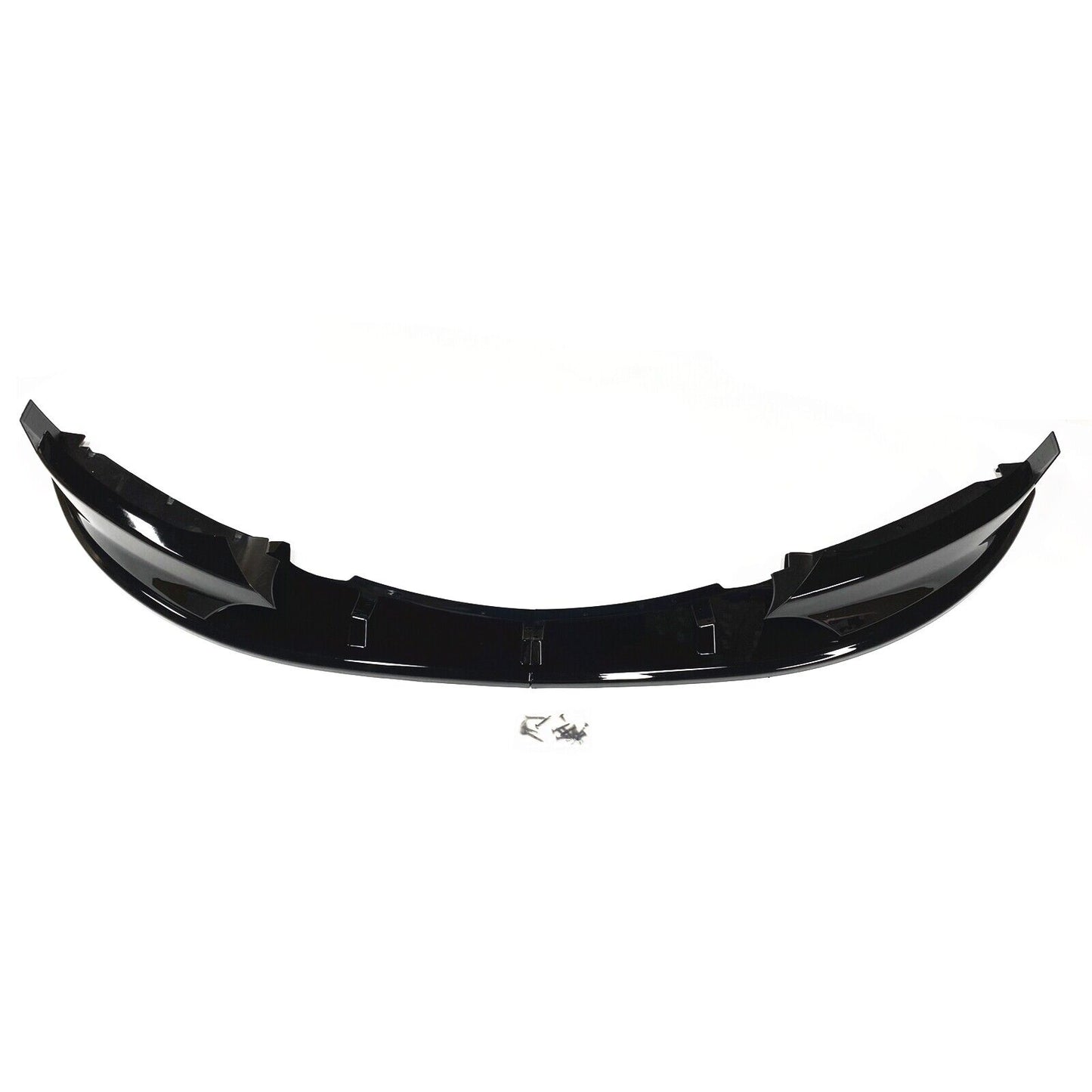 4x Gloss Black Front Bumper Splitter Lip fits BMW 1 Series E82 M Sport 2007-2013