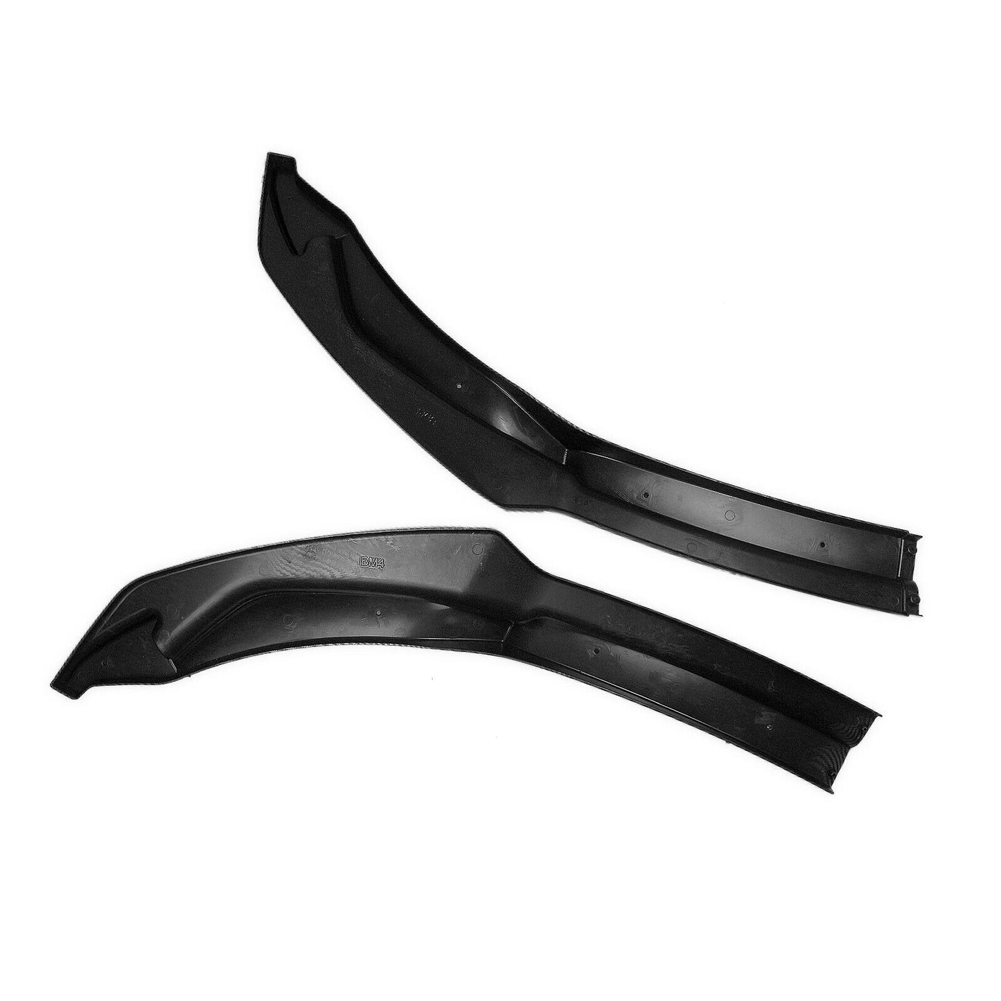 Front Bumper Spoiler Lip Black Carbon Fiber Look fits 15-20 BMW F80 M3 F82 F83 M4