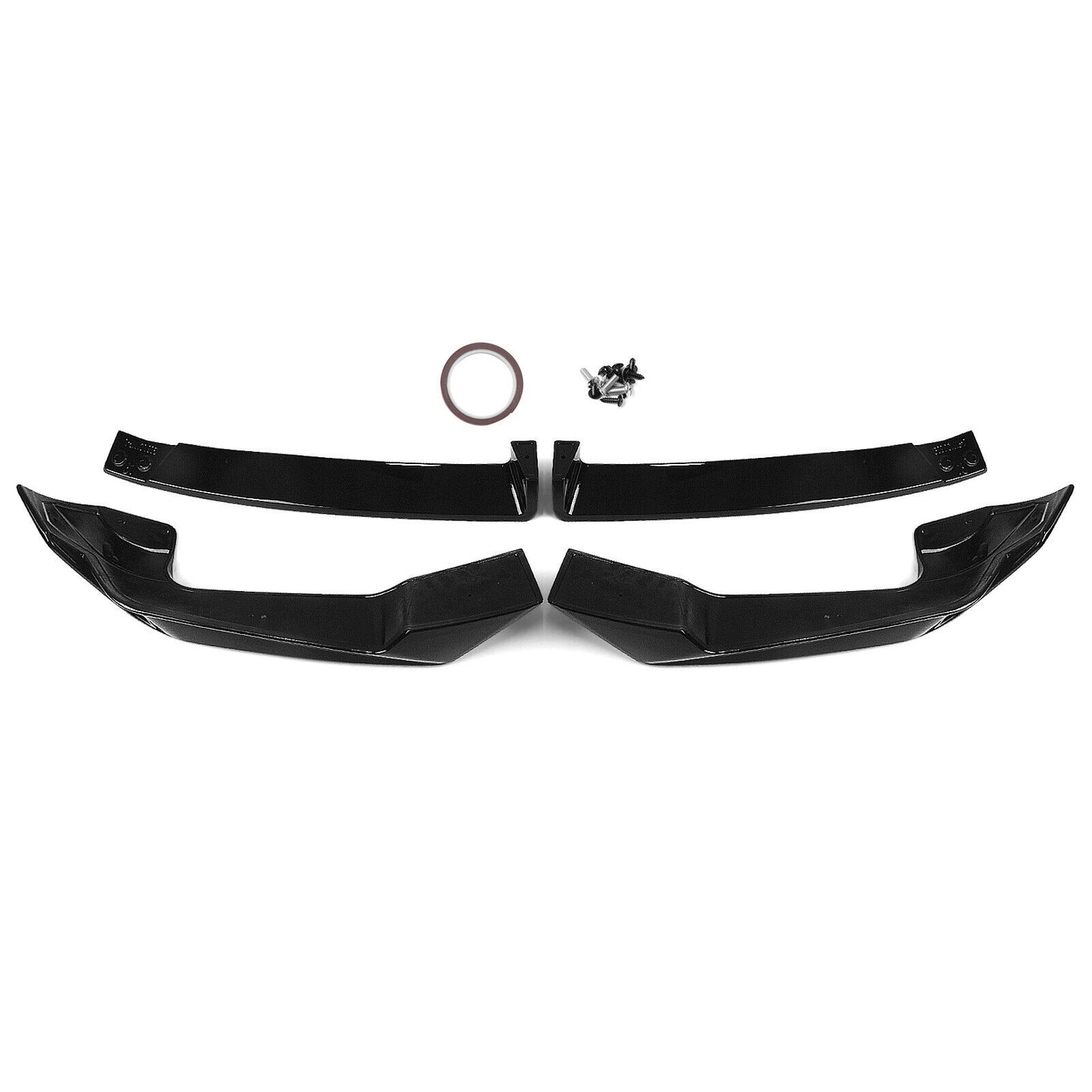 Front Bumper Spoiler Lip Splitter Kit fits BMW G06 LCI X6 2023-2024 Gloss BLK