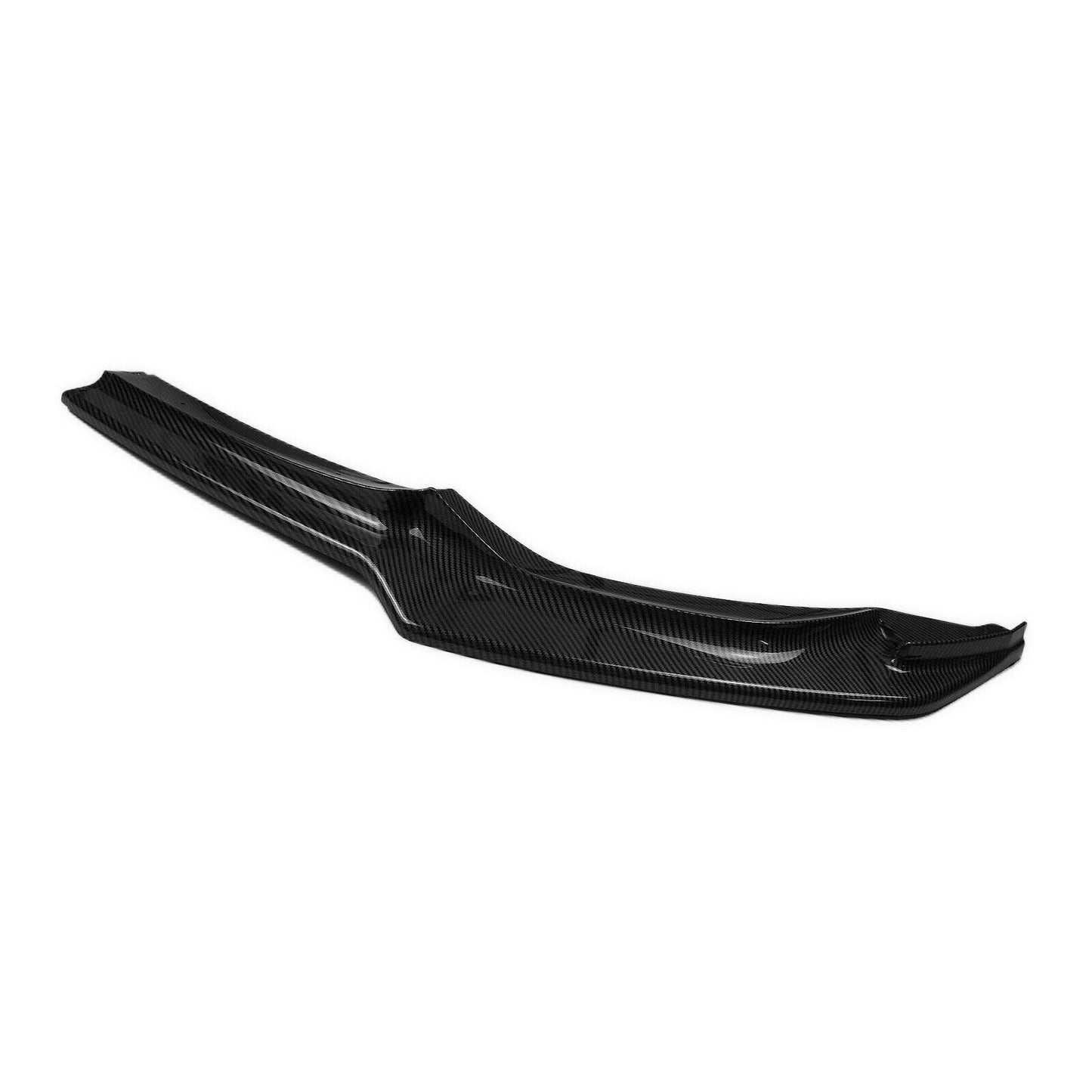 Front Bumper Spoiler Lip Black Carbon Fiber Look fits 15-20 BMW F80 M3 F82 F83 M4