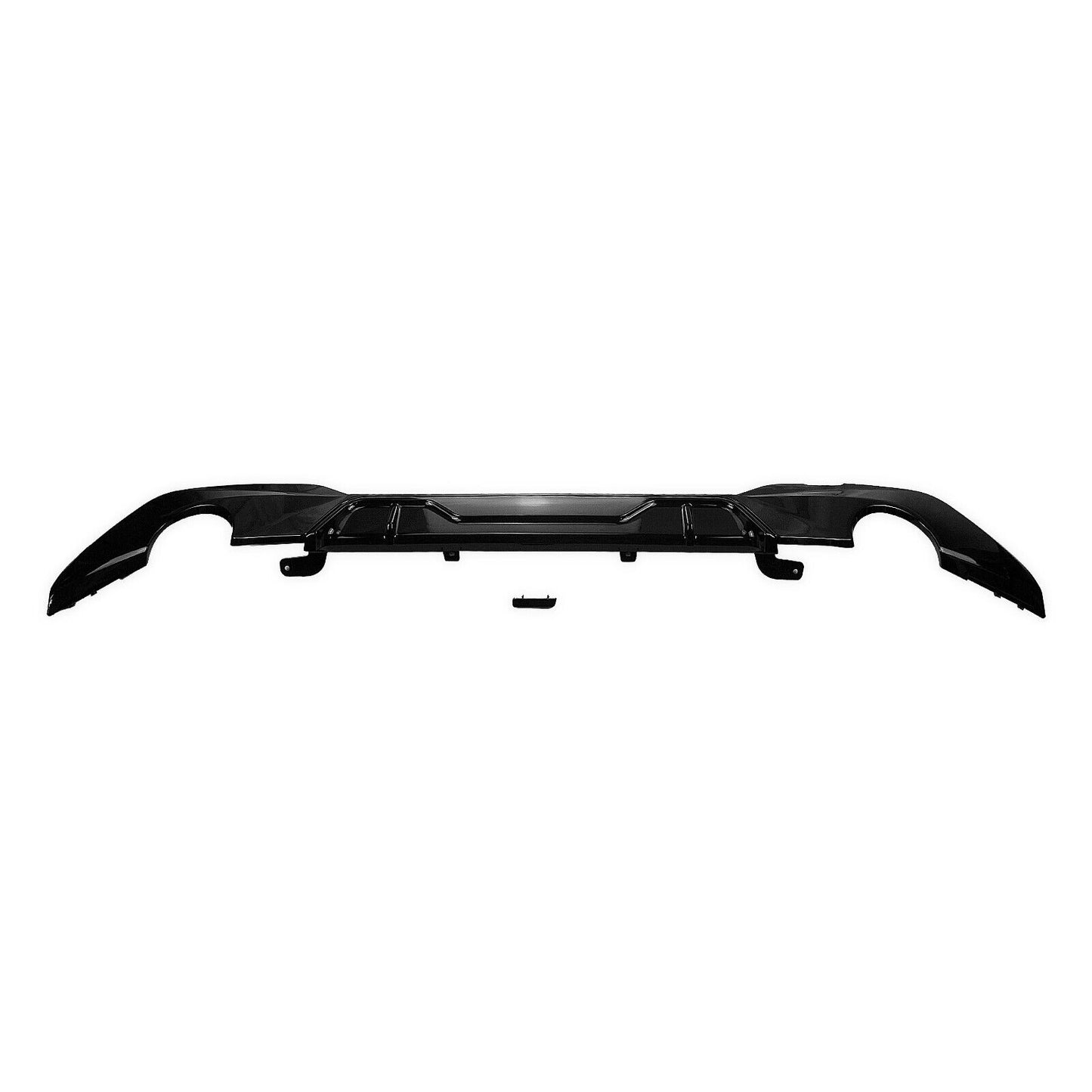 Fit fits BMW G20 G28 M-Sport 2019-2022 Rear Bumper Diffuser Lip Glossy Black