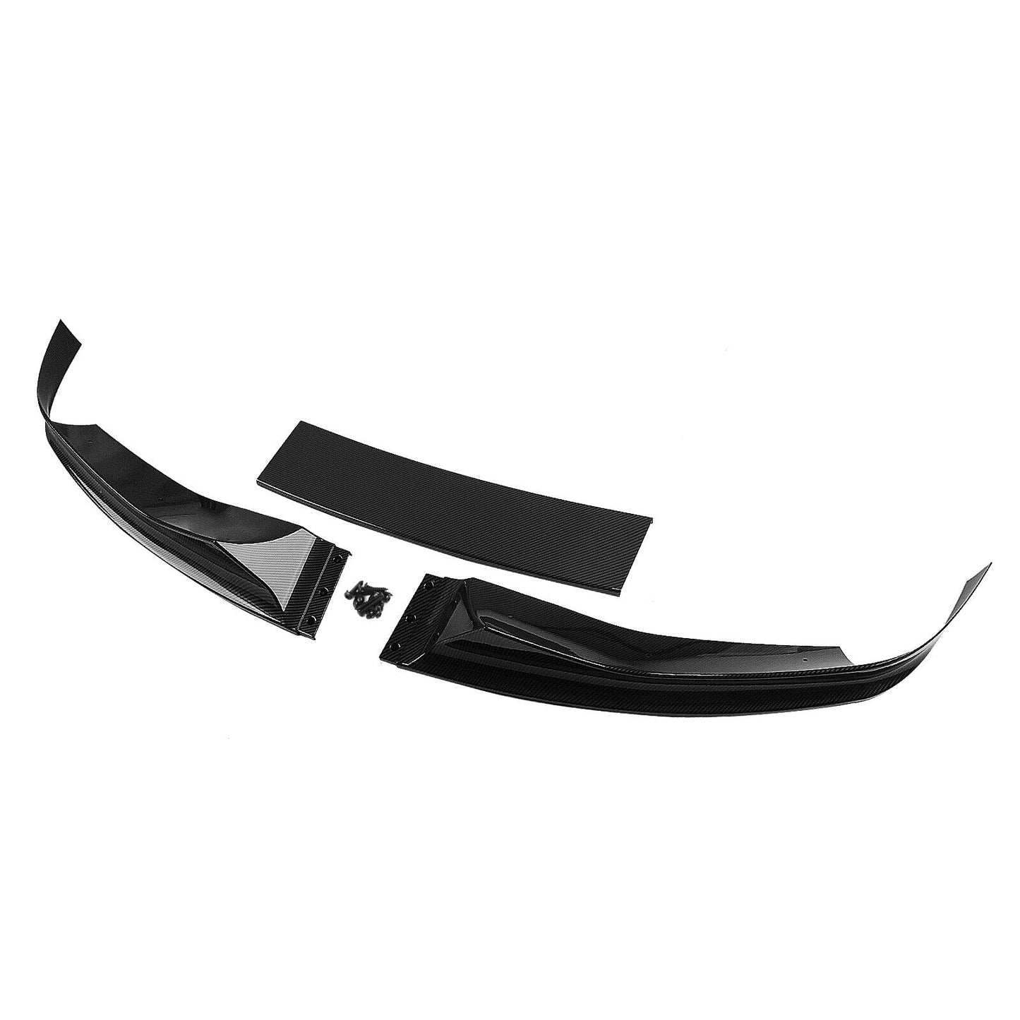 Front Bumper Spoiler Lip Kit fits BMW X5 F15 M Sport 14-18 Carbon Fiber Look