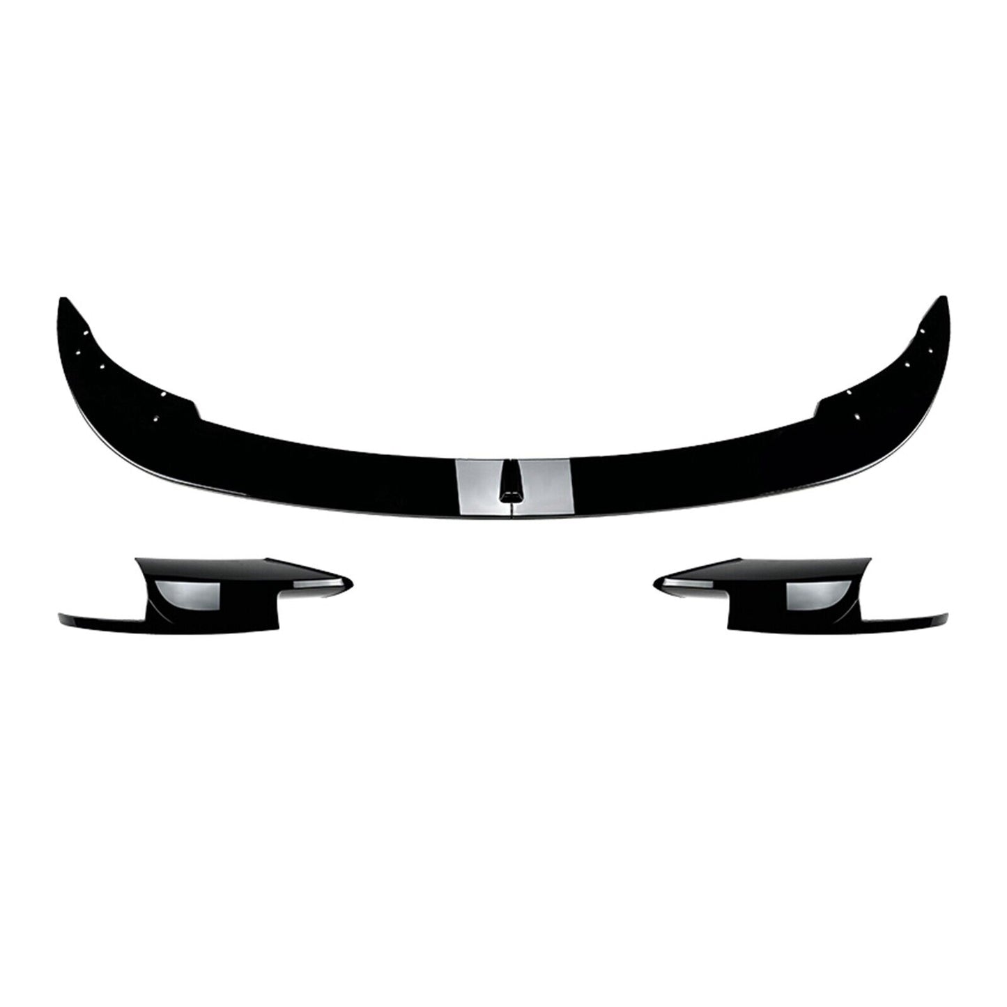 Gloss Black Front Spoiler Side Splitter fits BMW 5 Series F10 F11 M5 2012-2016 13