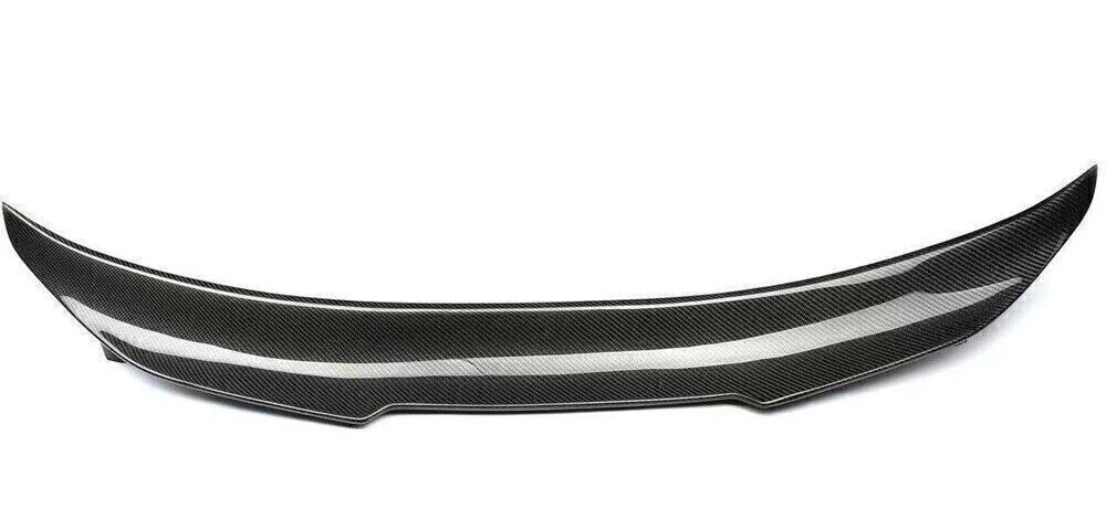 Carbon Fiber Rear Trunk Spoiler Lip fits BMW F82 M4 Coupe 2015-2020 2-Door Black