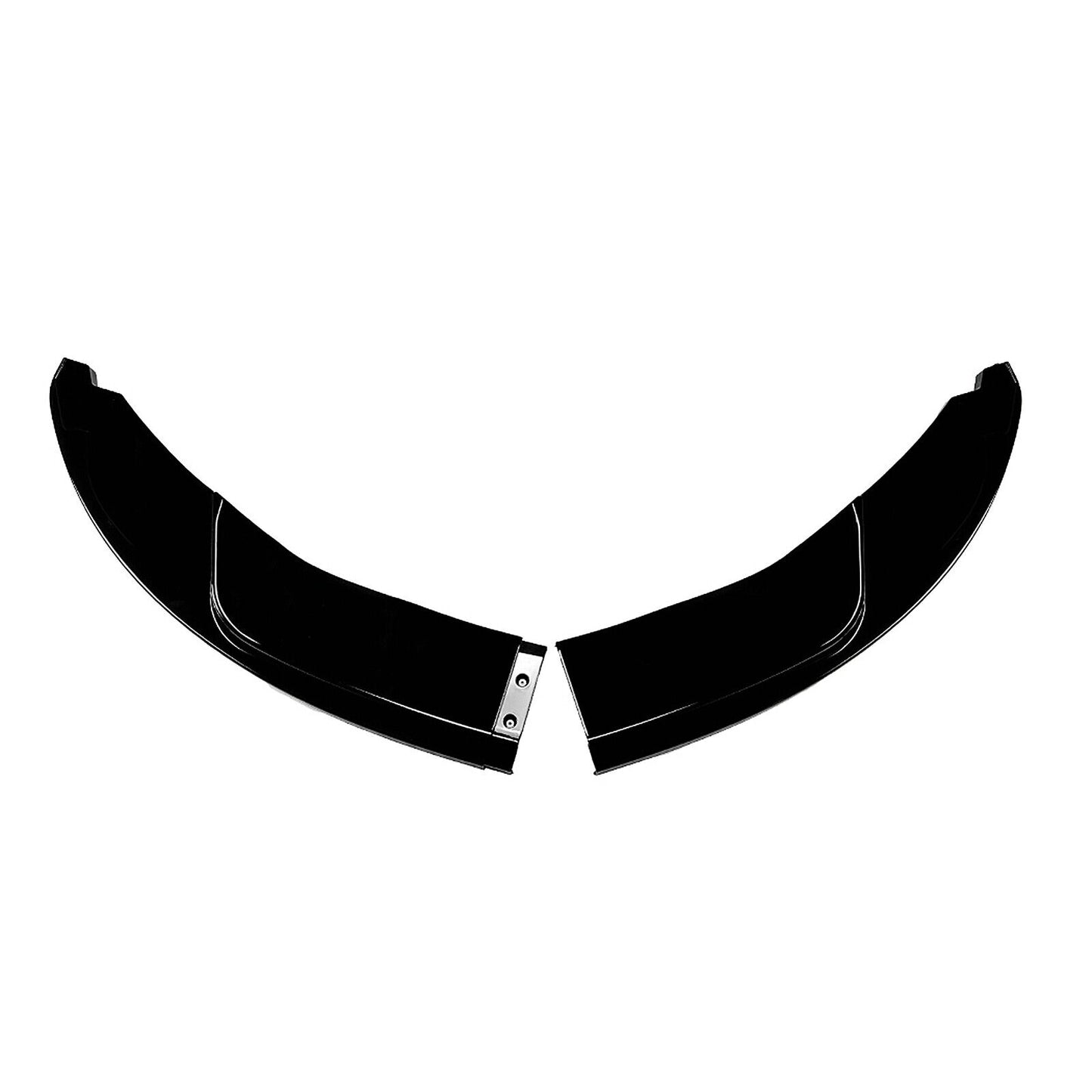 Gloss Black Front Bumper Spoiler Lip fits BMW 1 Series E81 E82 E87 E88 1M 04-13