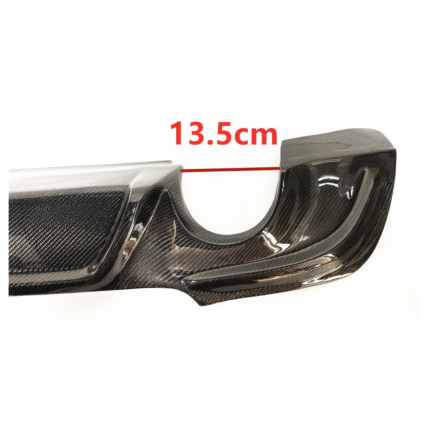 Carbon Fiber Rear Diffuser fits BMW 3 Series E92 E93 M Tech M Sport 2007-2012