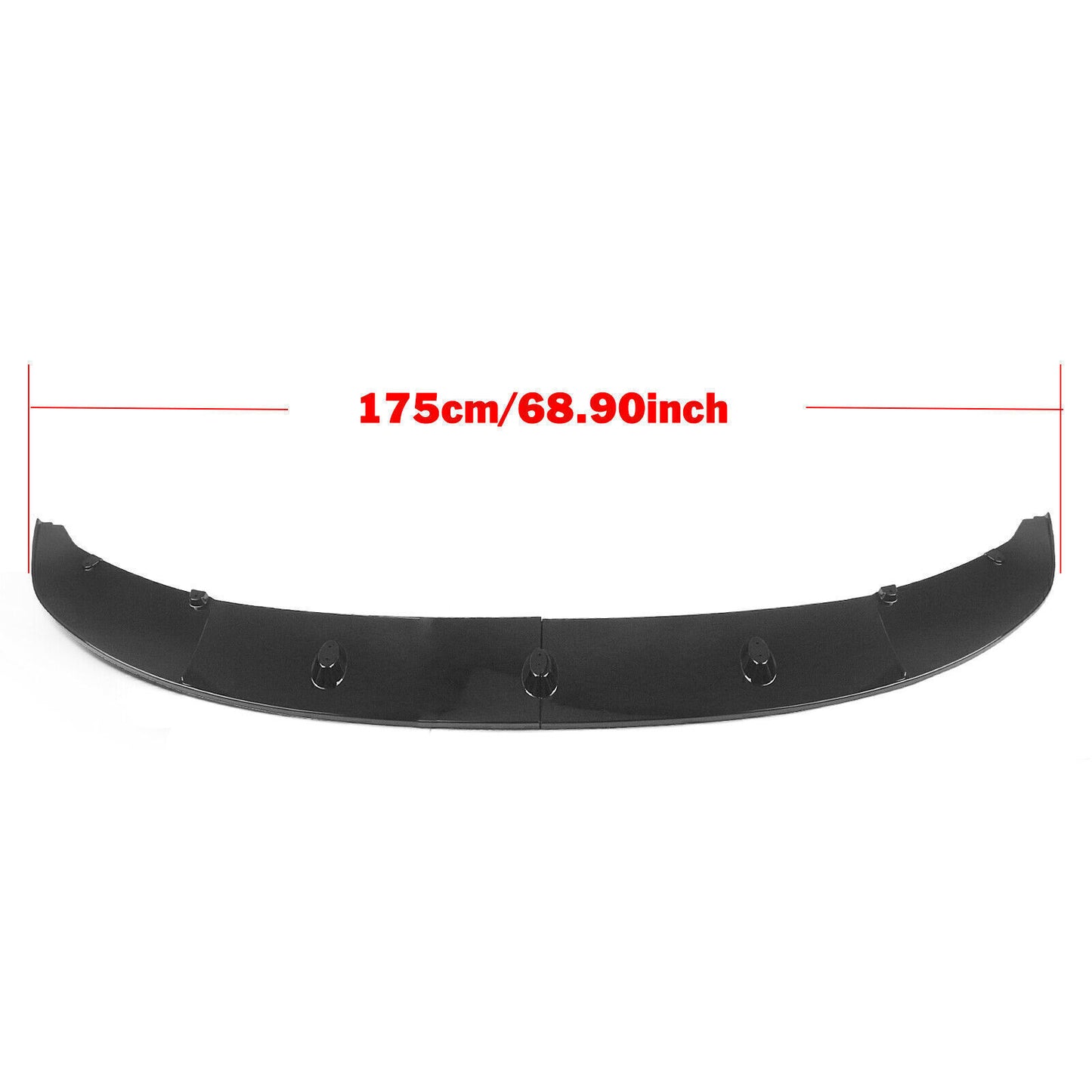 Glossy Black Front Spoiler fits BMW F10 5 Series M Sport 2011 2012 2013-2016