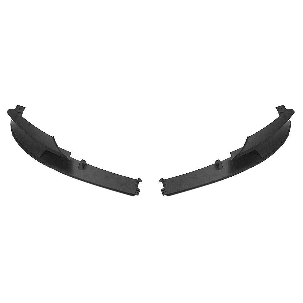 Front Splitter Spoiler Lip + Rear Diffuser fits BMW F30 M-Sport 12-17 Matte Black