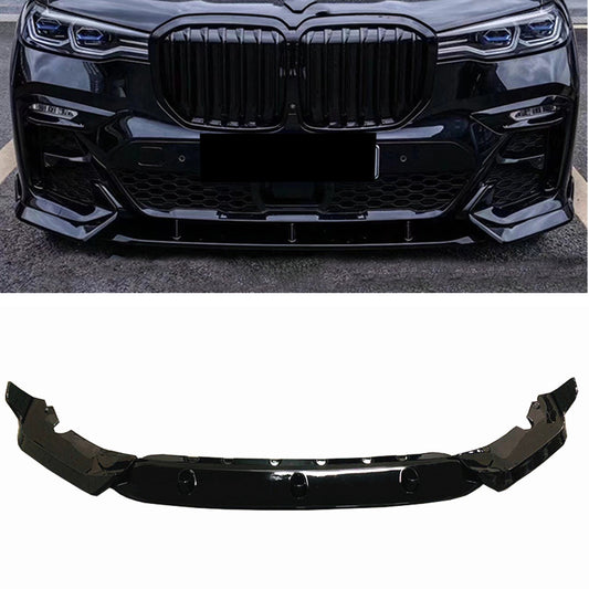 Gloss Black Front Bumper Spoiler Splitter Lip Fit fits BMW X7 G07 2019-2022