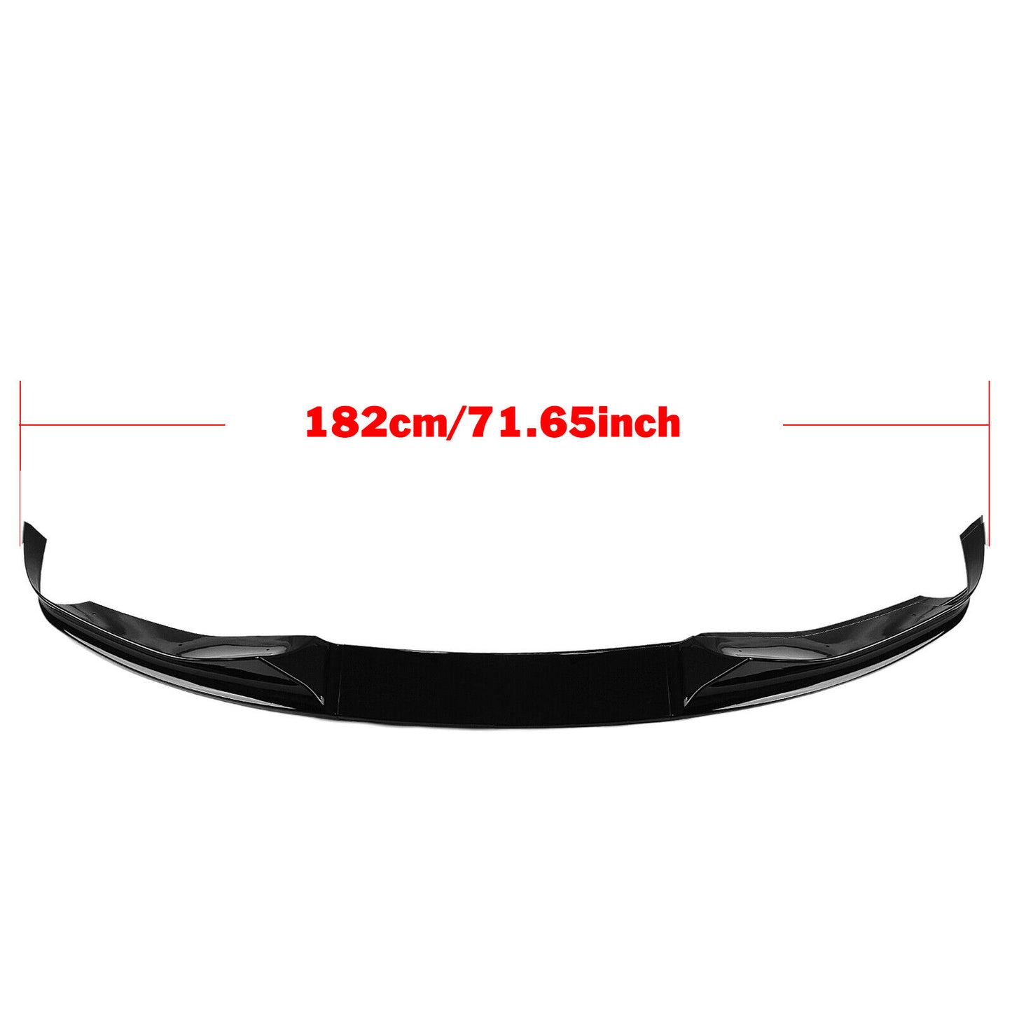 Front Bumper Spoiler Lip Kit fits BMW X5 F15 M Sport 2014-2018 Gloss Black