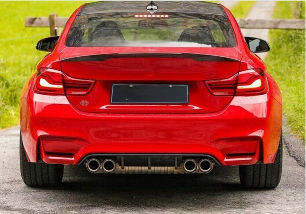 Rear Bumper Splitter Diffuser Lip fits BMW F80 M3 M4 2015 2016-2019 Black