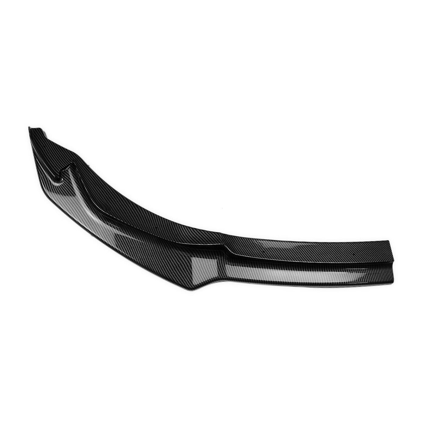 Front Bumper Spoiler Lip Black Carbon Fiber Look fits 15-20 BMW F80 M3 F82 F83 M4