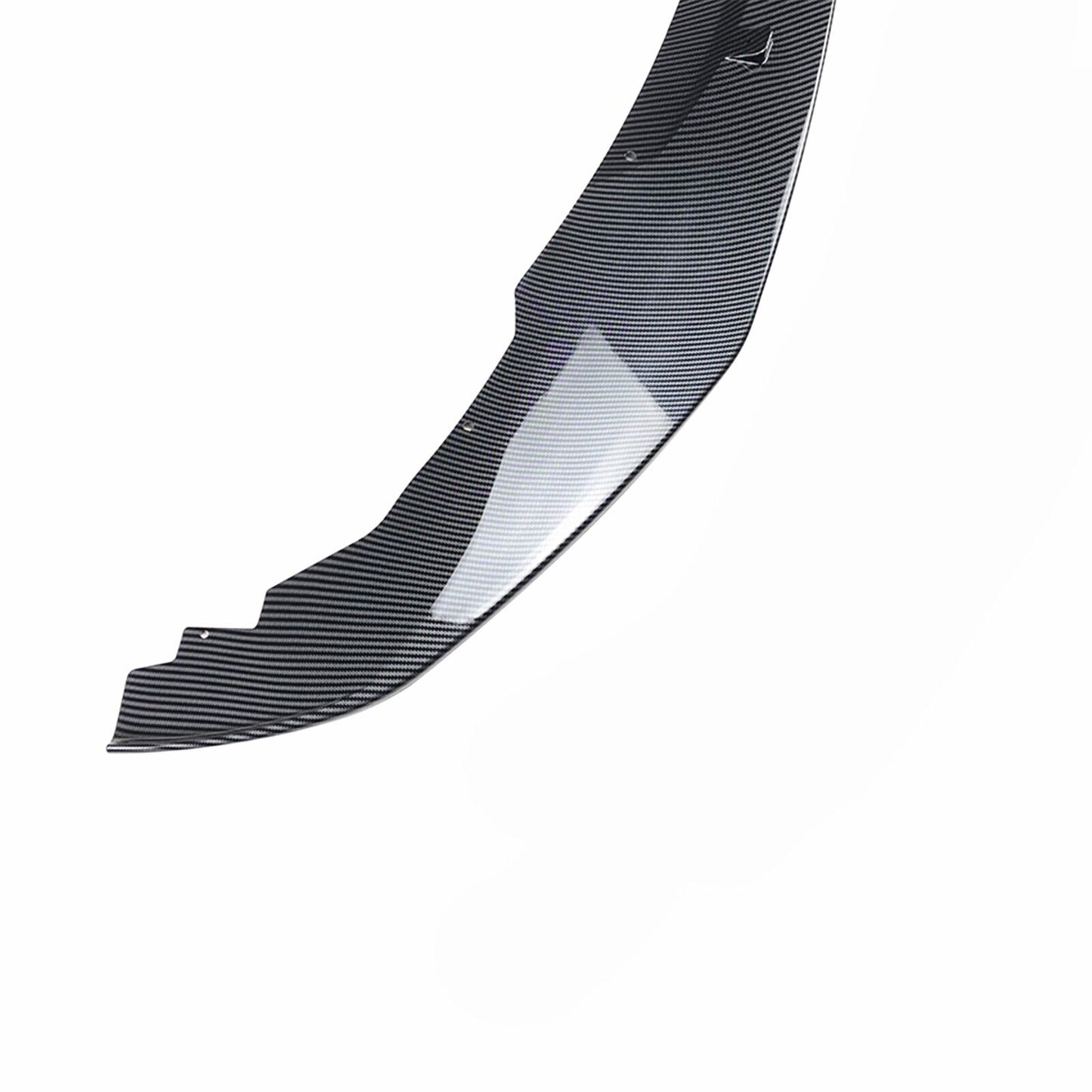 Front Bumper Spoiler Lip Carbon Fiber Look fits BMW 1 Series F20 F21 11-15 M