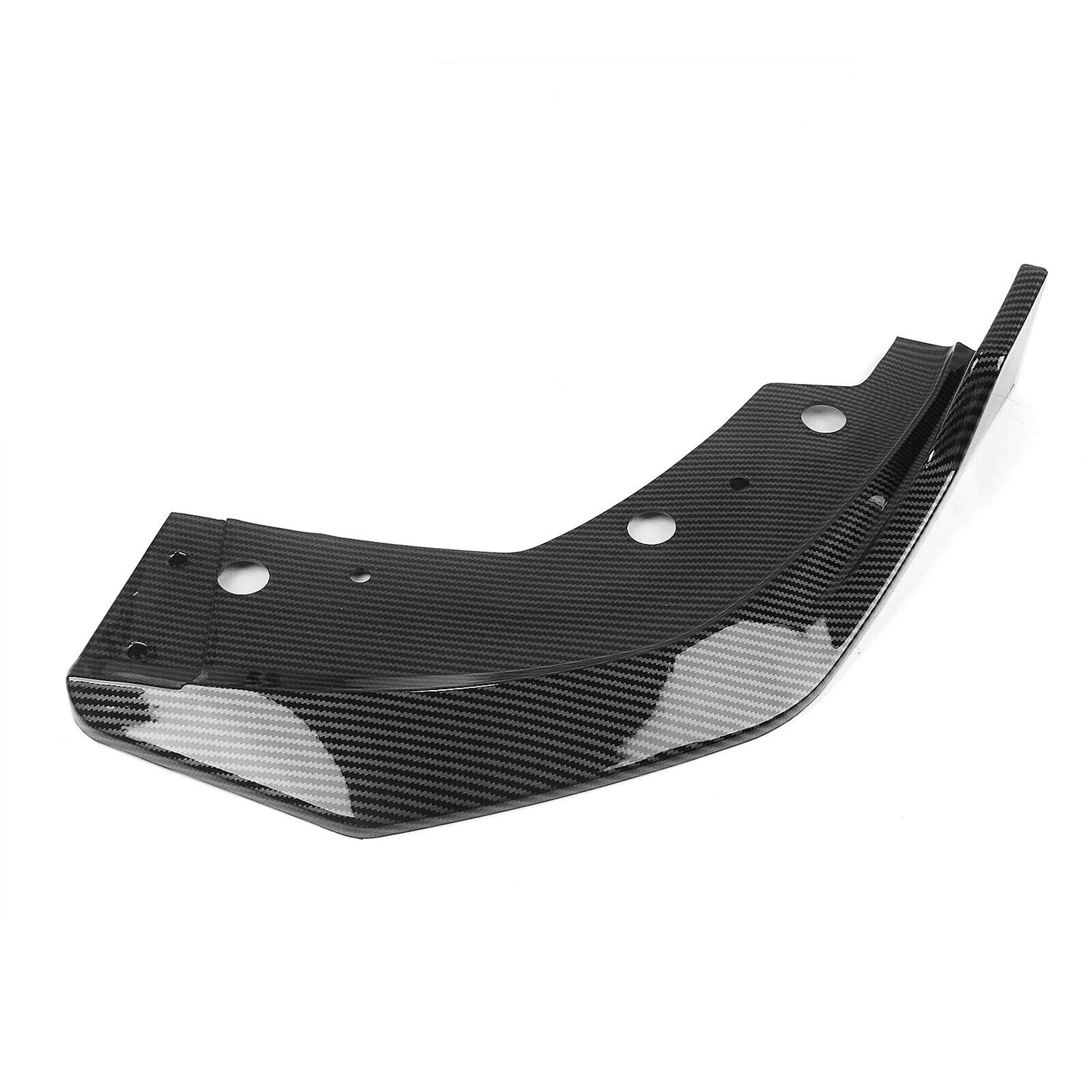 Carbon Fiber Look Front Bumper Spoiler Lip Kit fits BMW 3 Series G20 2022.6-2024